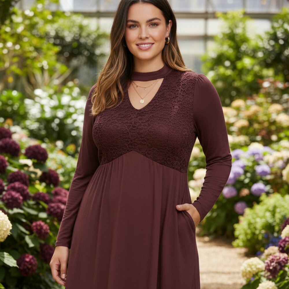 PLUS DRESS 2X - Picture 2 of 7